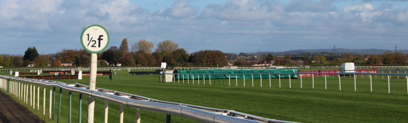 Empty Aintree racecourse track 2019